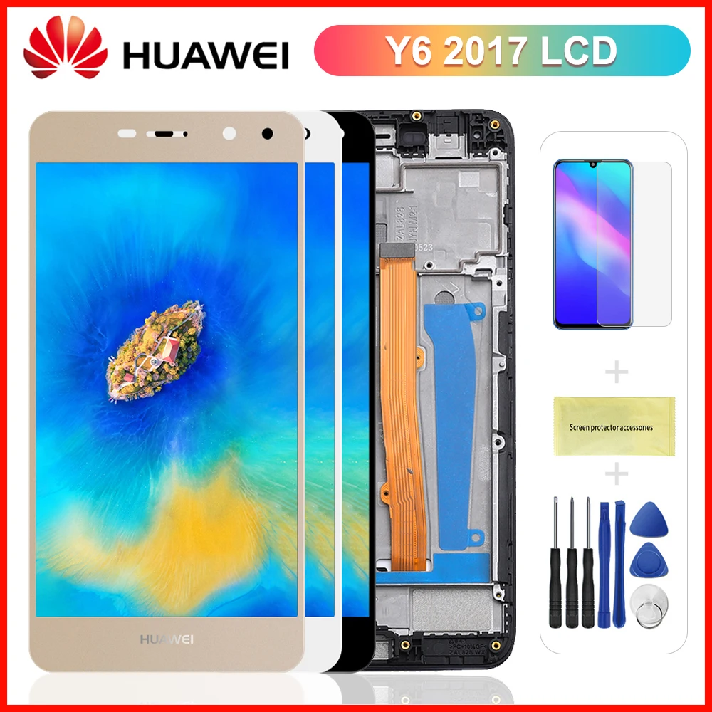 5 0 ''для Huawei Nova Young 4G LTE / Y6 2017 Y5 ЖК дисплей + сенсорный экран дигитайзер сборка MYA