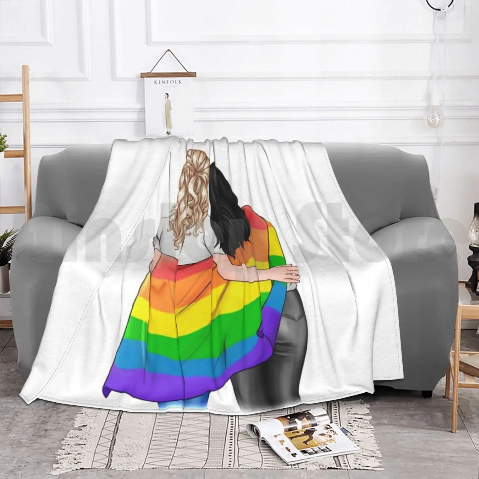 Гордное женское одеяло модное суперкорпное для пары Lena Author Kara