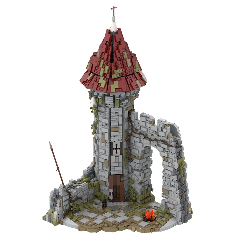 

3184PCS Castle For Dark Souls Architecture Street View Building Block Bricks Moc Toys For Children Kids Creative Gifts