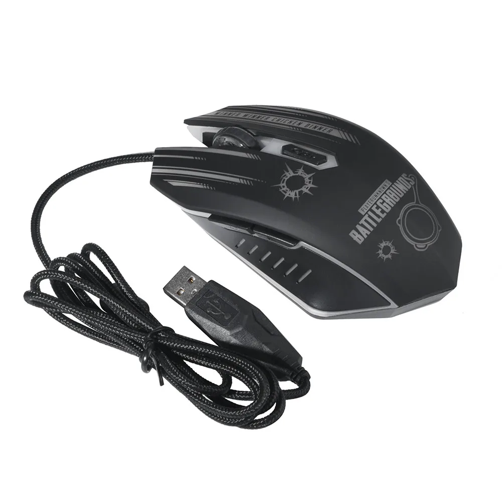 Светодиодная оптическая 6D USB Проводная игровая мышь 3200DPI для ПК ноутбука игр 6