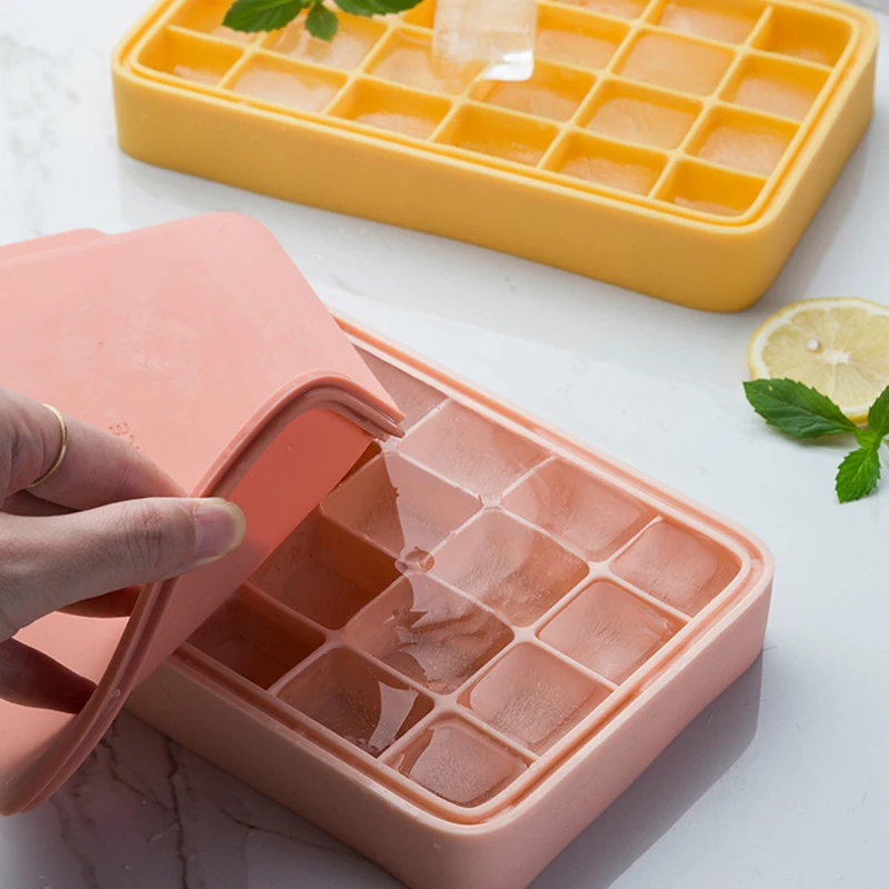 Новый креативный кухонный летний шестиугольный Силиконовый поднос для льда