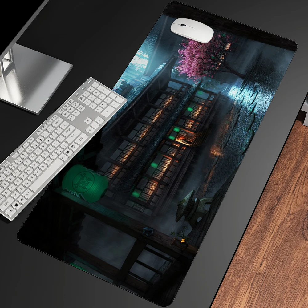 japan famous mount fuji mouse pad 90x40cm anime xxl gaming padmouse gamer laptop keyboard mouse mats for playing game csgo free global shipping