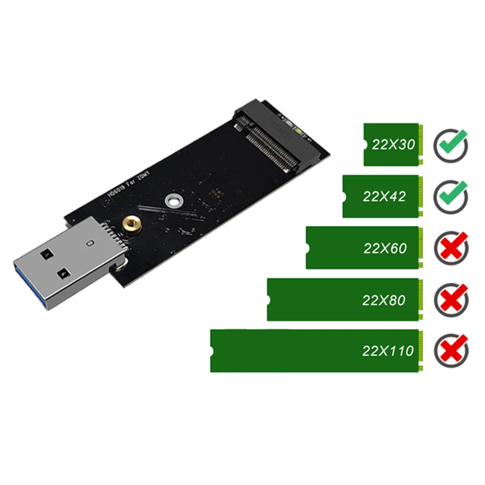 M2 SSD чехол Корпус M.2 к USB 3 0 футляр для внешнего жесткого диска Коробка 2230 2242 NGFF SATA B