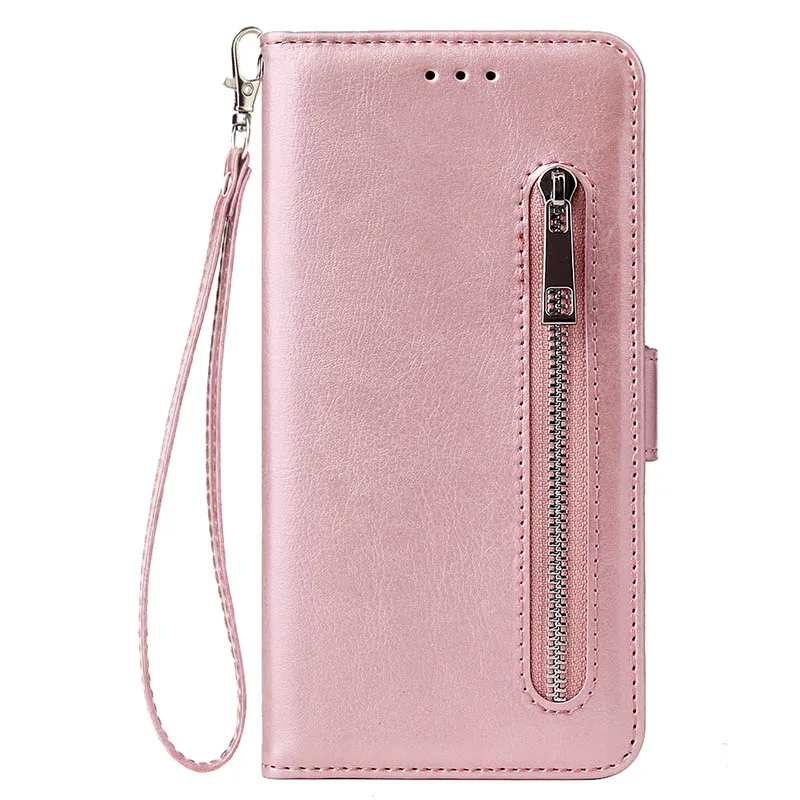 Rose Gold Роскошный чехол-кошелек в стиле ретро для телефона Xiaomi mi 8 Lite, кожаный чехол-сумочка для Red mi 6A 6 5A 4X 4A Note 5 6 7 Pro 7 S, чехол - Цвет: Rose Gold