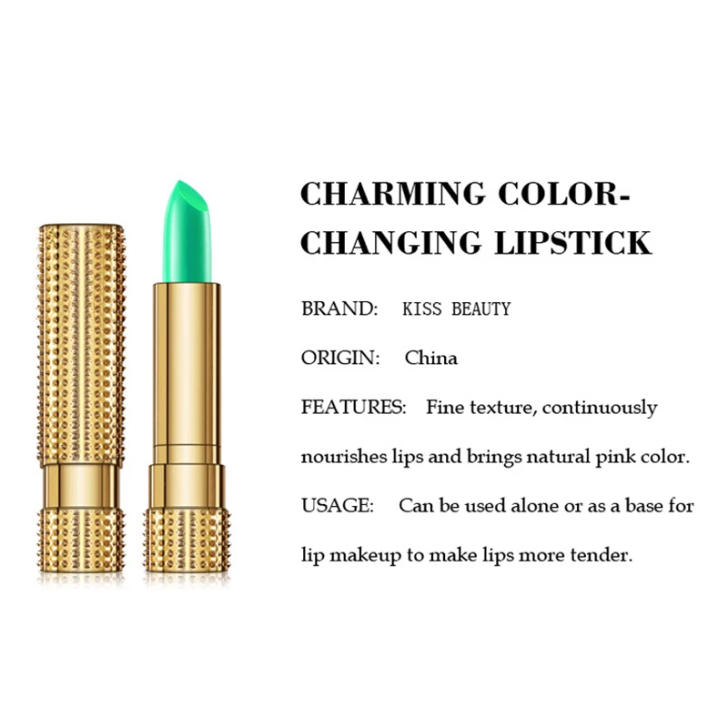 

Aloe Vera Color Changing Lipstick Moisturizing Nature Lip Balm Long Lasting Nourish Lips Care Makeup FRE-Drop