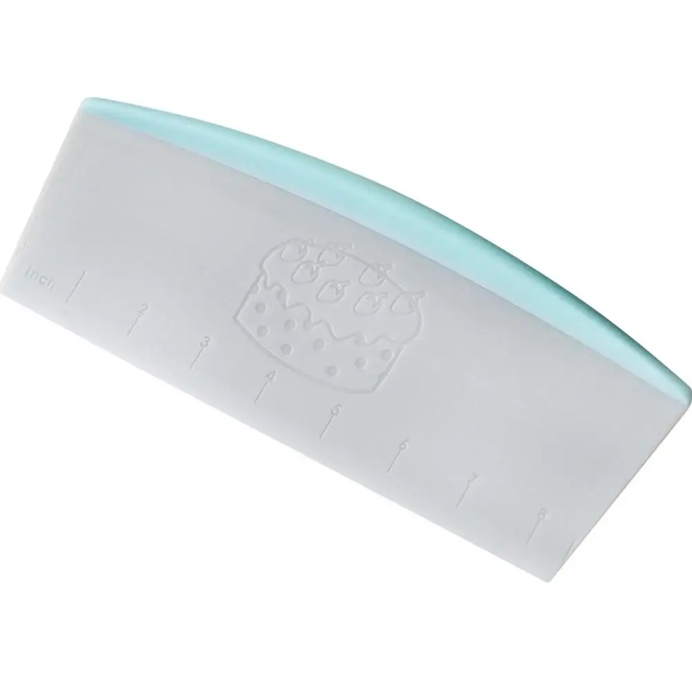 

LanLan Multifunction 9Inches Large Nonslip Handle Dough Scraper Pastry Cutter with Scale