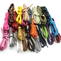 3 4 5 8 12 20 mm width single side soft pu leather cord strap string rope for diy bracelet necklace jewelry making accesories