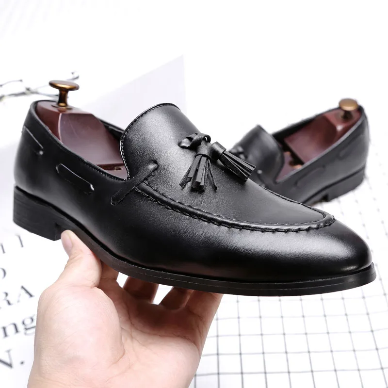 Мужские классические туфли формальные деловые мужские оксфорды обувь для