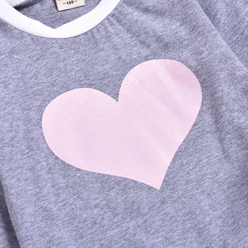 Комплекты одежды для девочек осенняя модная пижама с длинным рукавом и