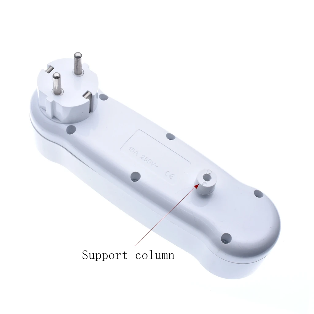 Медь 250 В 16А Европейский адаптер розетка портативный 3 выход расширение ЕС