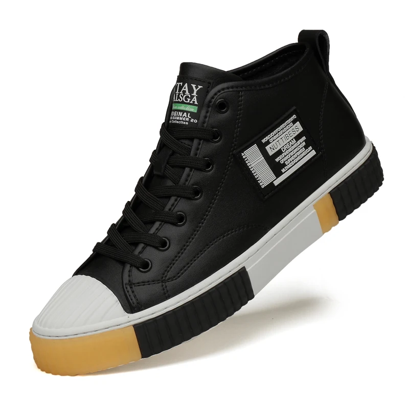 Murah Sepatu Kulit Asli Untuk Pria Sepatu Kasual Putih Pria Sneakers Kasual Musim Gugur Nyaman Sepatu Jalan Pria Awet