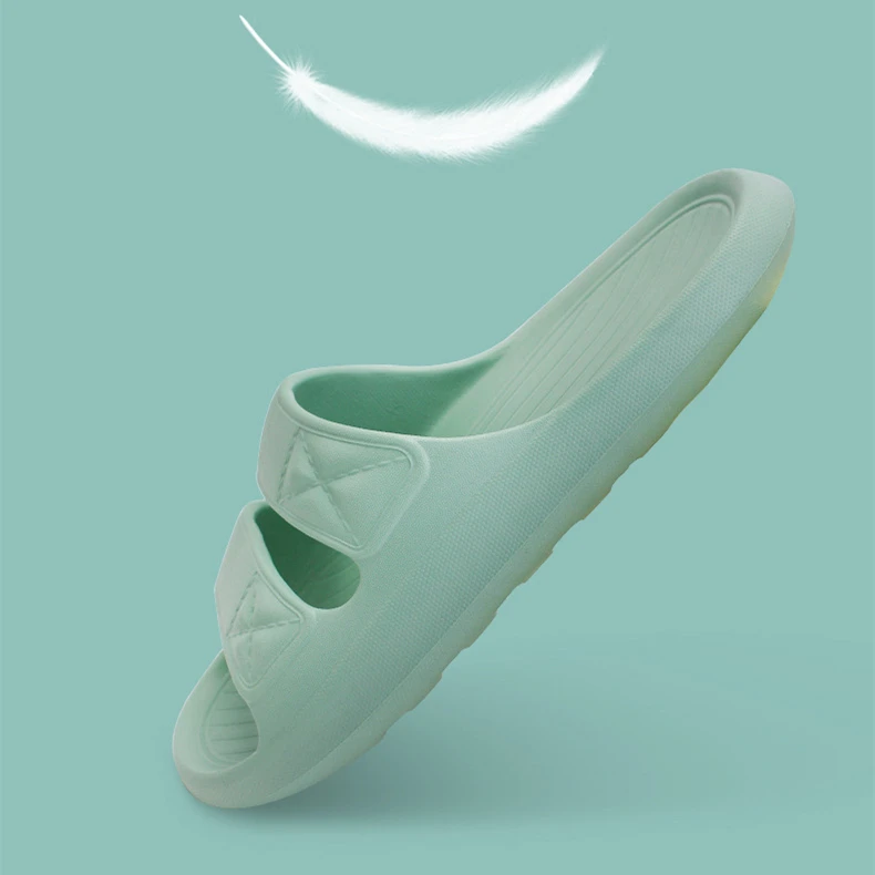 

Women Thick Platform Slippers Summer Fashion EVA Soft Sole Beach Slide Sandals Men Couple's Indoor Bathroom Anti-Slip Shoes Home