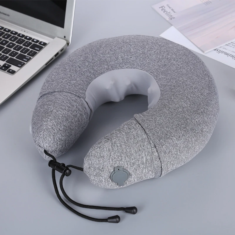 

U-Shaped Cervical Massage Pillow Inflatable Neck Protection Instrument Neck Meridian Massage Electrical Massager for Neck Head