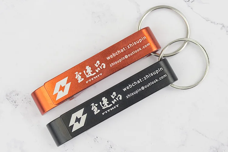 100x персонализированный Выгравированный Открыватель для бутылок брелок кольцо