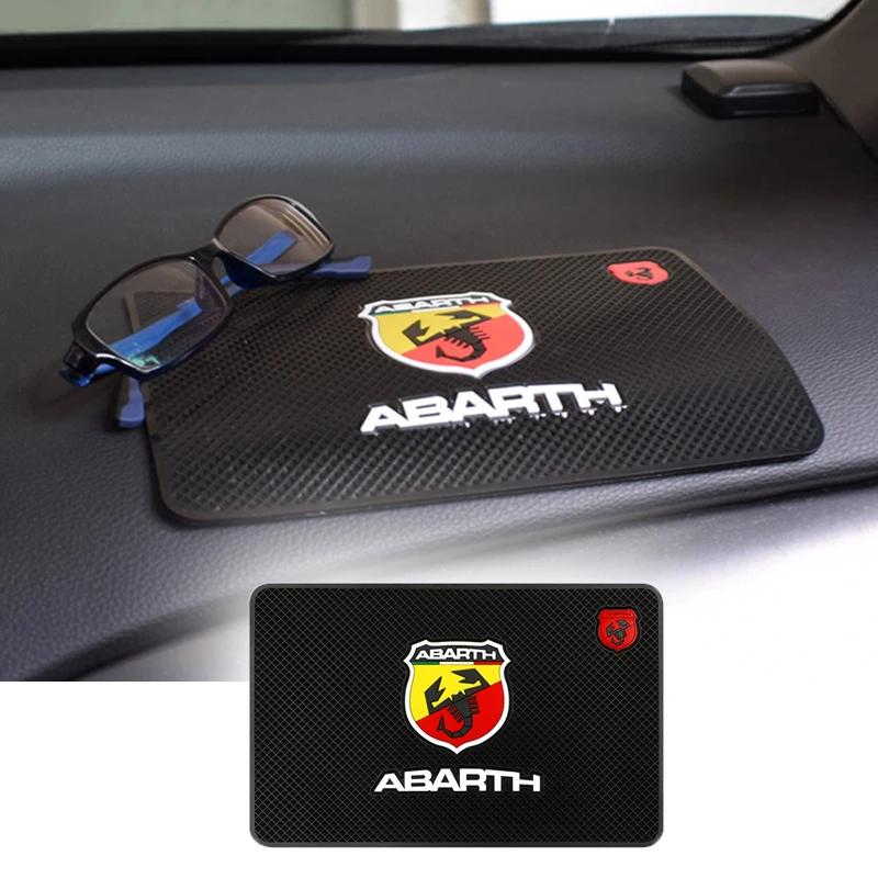 

Car Silica Gel Phone Sticky Pad Dashboard Mobile Stand Non-Slip Mat Protector For Abarth 500 Stilo Ducato Palio Bravo