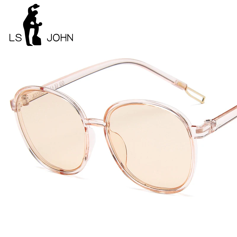 Солнечные очки LS JOHN зеркальные женские модные солнцезащитные аксессуары в