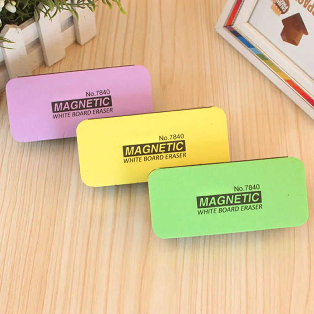 

Stationery With Magnetic School Supply Painting Board Rubber Whiteboard Blackboard Eraser Professional Wipe Clean Random Color