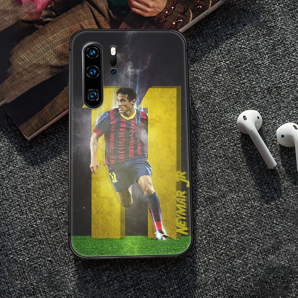 

Football star Neymar Phone Case For Huawei P Mate 10 20 30 40 Lite Pro smart Z 2019 nova 5t black Cell Pretty Cover 3D Back Soft