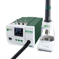 hot air gun desoldering station digital display lcd touch thermostat constant temperature anti static welding station
