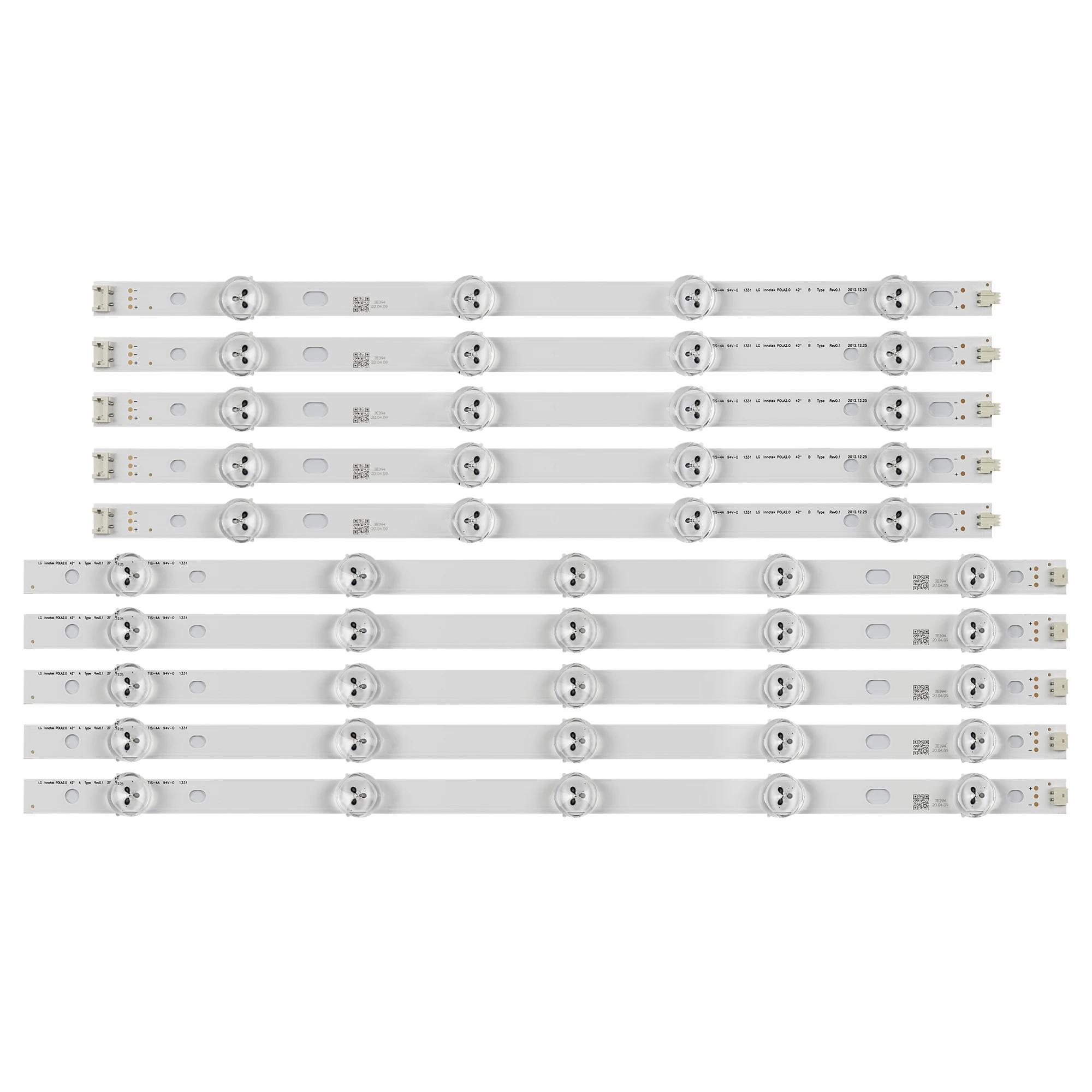 Светодиодный Подсветка подсветка полосы 9 лампы для LG INNOTEK POLA2.0 пола 2 0 42 ТВ 42LN543V