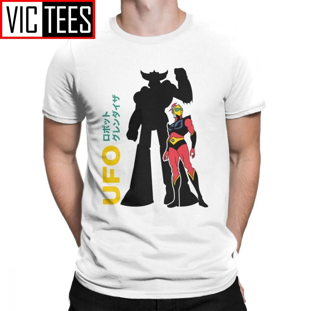 

Grendizer UFO Robot Goldorack Men T Shirts Short-Sleeve Tee Shirt High Quality T-Shirts Pure Cotton Male Round Neck Costume Plus