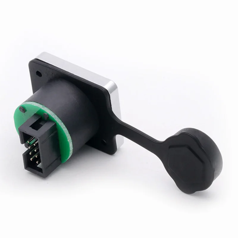 1 шт. прямой модуль RJ45 штепсельная розетка винтового типа водонепроницаемый