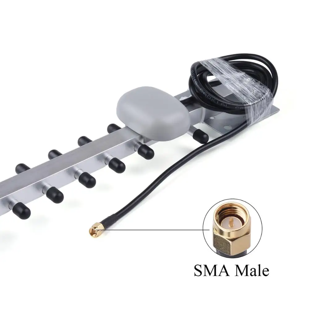 FR&RU Warehouse 4G LTE 25dBi Antenna 791-2690MHz Outdoor Wireless Yagi Antenna SMA Male For Router Booster Amplifier Modem