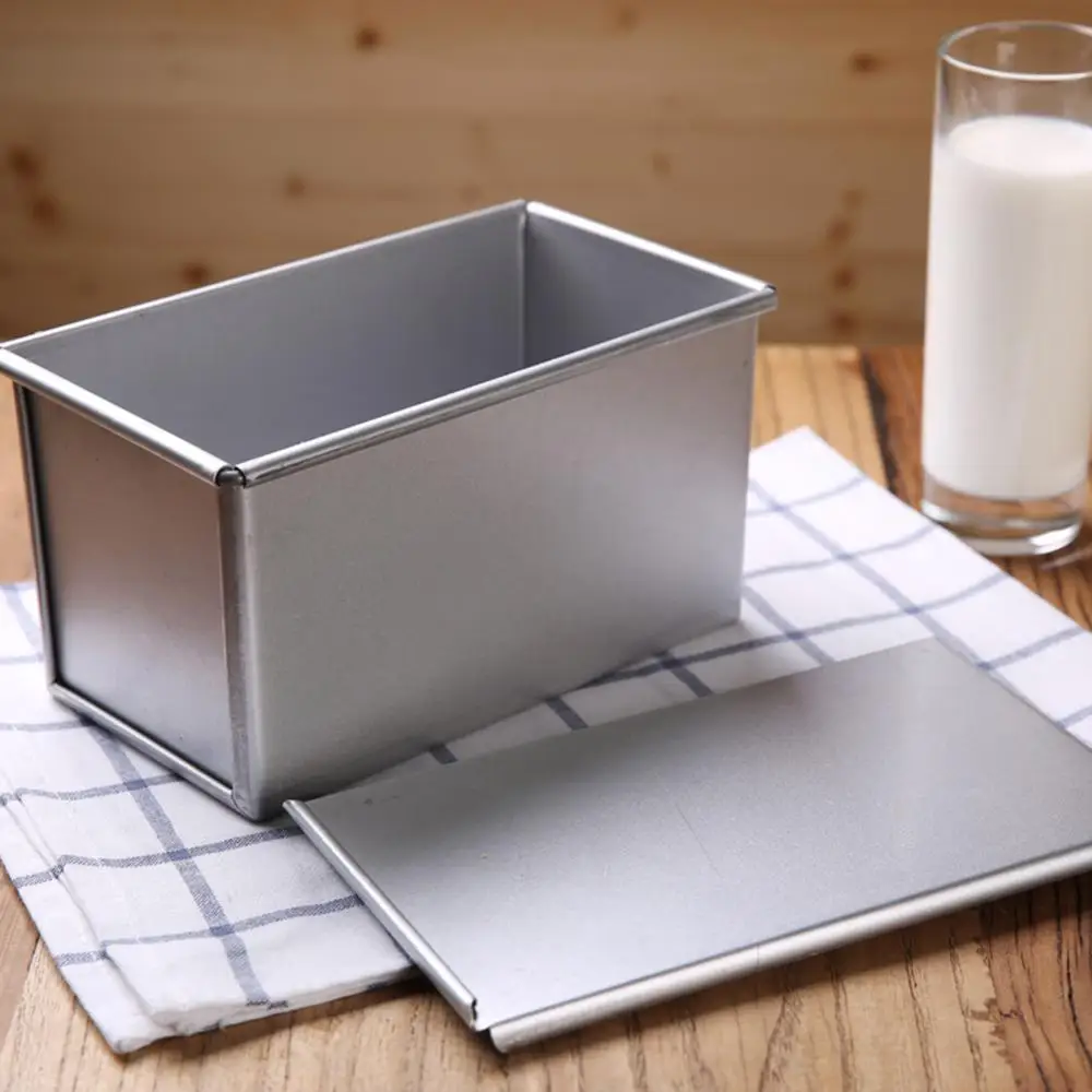 Антипригарной прямоугольная Алюминий пластина Хлеб торт сковорода олова с