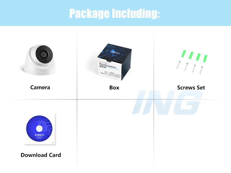 POE FHD 1080P купольная ip камера ночного видения 3 массива LED 2.0MP домашняя безопасности