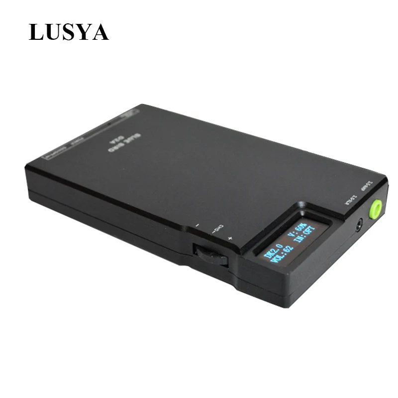 Портативный усилитель декодирования Lusya OPA2604 OTG компьютерная звуковая карта dual