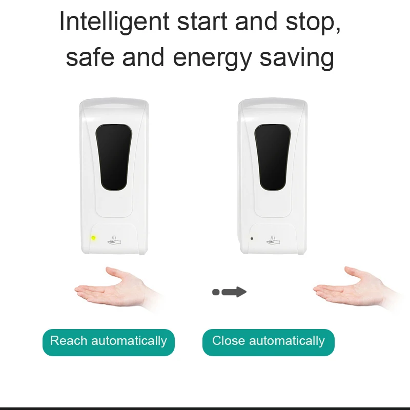 

Automatic Soap Dispenser Touchless Wall Mounted Motion Sensor Smart Sprayer for Restaurants Home Public 1000ml BJStore