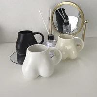 ceramic coffee mug creative butt cup body art desktop decor cup water bottle ins nordic simple ornaments home decor crafts vase