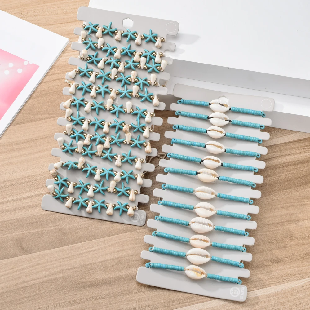 Браслет женский плетеный из натурального камня 12 шт./лот | Украшения и аксессуары