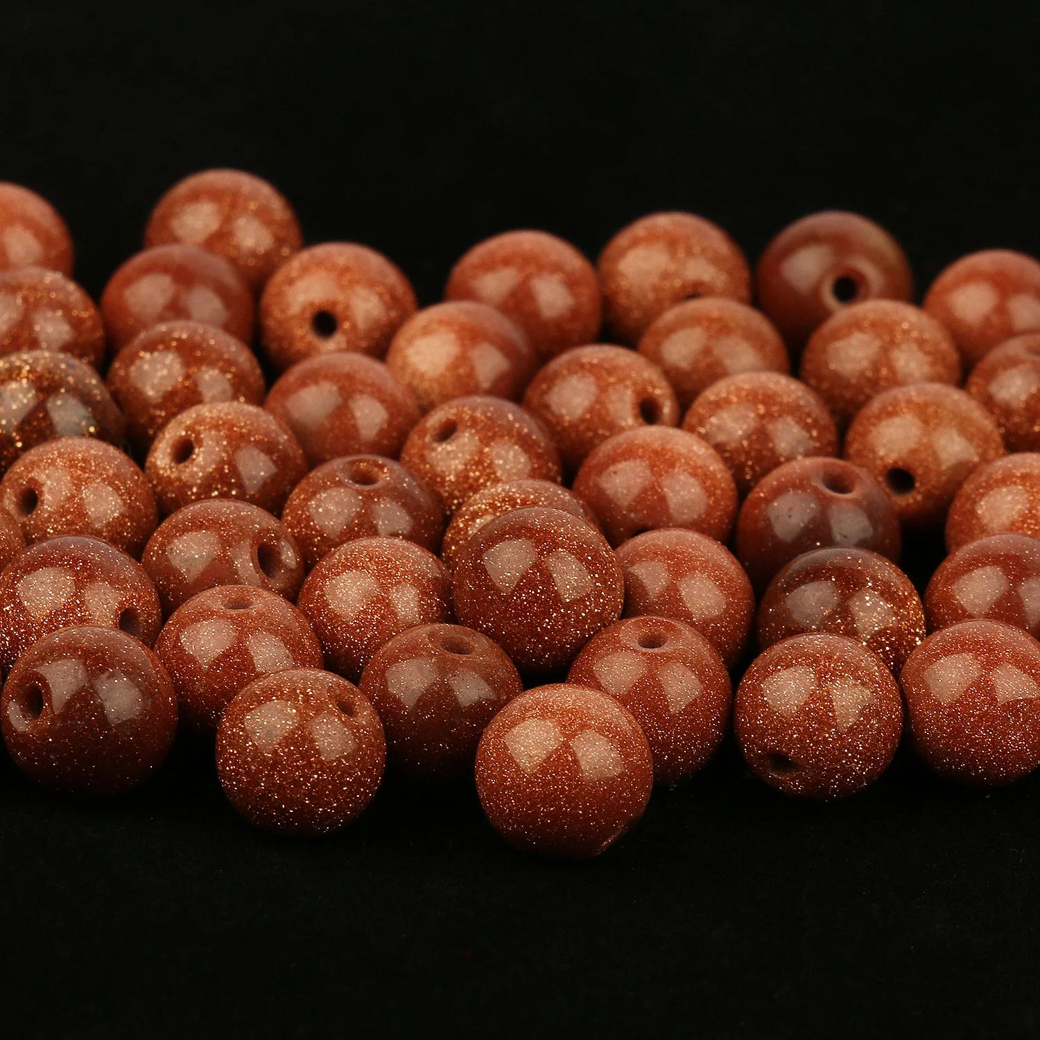 

Круглые бусины из натурального камня, 4/6/8/10/12 мм