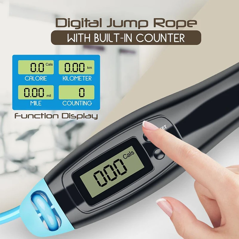 

New Cordless Jump Ropes Smart Electronic Digital Wireless Skip Rope Calorie Consumption Fitness Body Building Exercise X