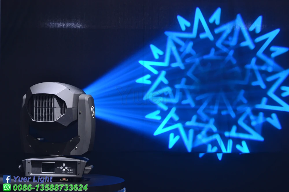 Диско свет 260 Вт Светодиодный точечный зум движущийся головной свет DMX512 звук электронные пятна 3в1 сценический эффект Освещение DJ оборудование для вечеринки
