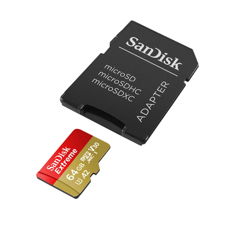 Карта памяти SanDisk Micro SD U3 100, МБ/с., 256 ГБ, 64 ГБ, для смартфонов, планшетов, с поддержкой записи видео 4K от AliExpress WW