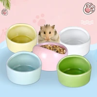 creative windproof hamster ceramic snack bowl food water snack feeder small pet hamster accessories hamster ceramic hideout