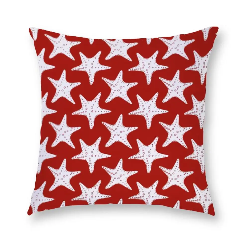 

45*45cm Nordic Geometric Red Cushion Cover Polyester Pillow Case Sofa Home Throw Decor Gifts
