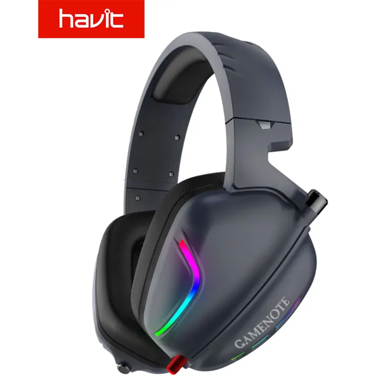 Havit 7 1 Игровые наушники с микрофоном для ПК компьютера Xbox One профессиональный