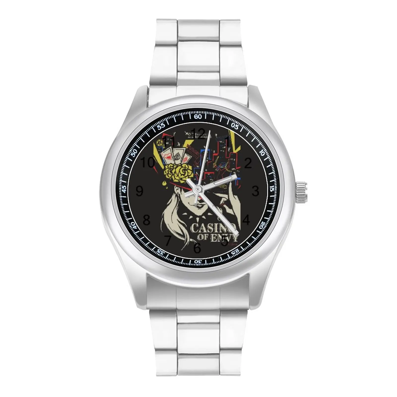 

Persona 5 Quartz Watch Photo Elastic Wrist Watch Steel Upwrist Travel Girl Wristwatch