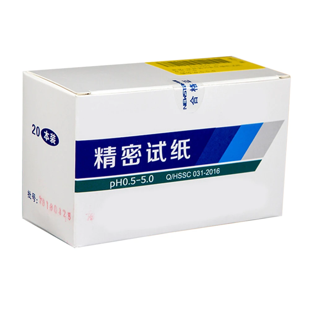 20 шт./кор. значение рН Щелочная кислота лакмусовая точность изучения Бумага