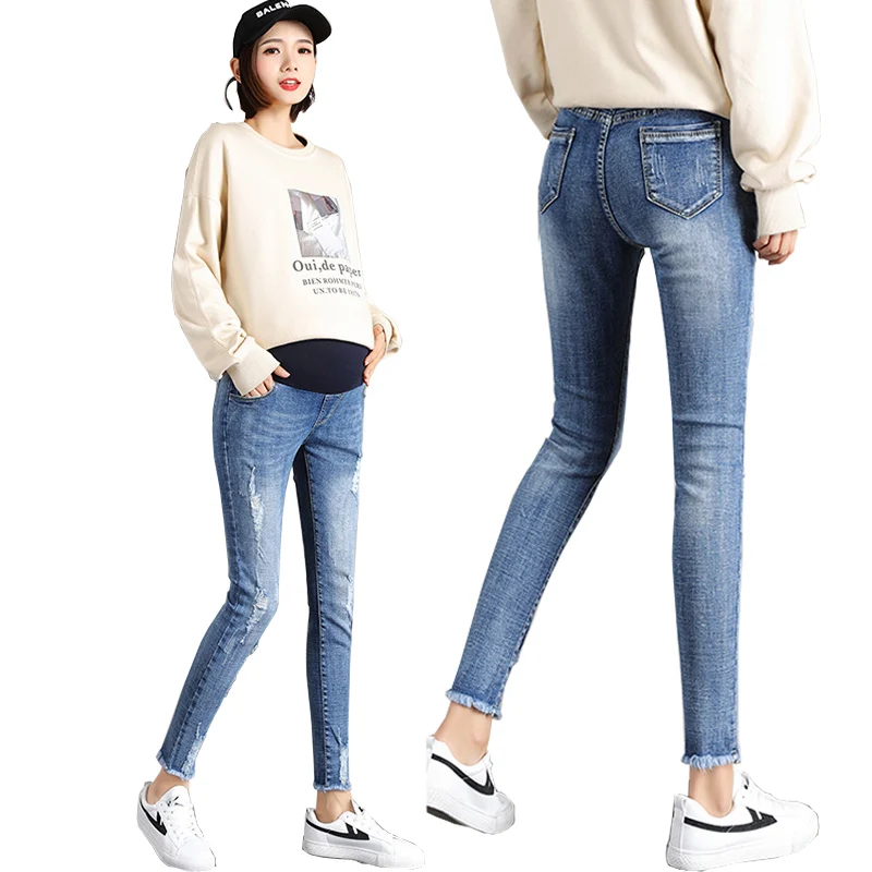 Брюки до щиколотки вещи для беременных джинсы летняя одежда брюки 0225|Джинсы| |