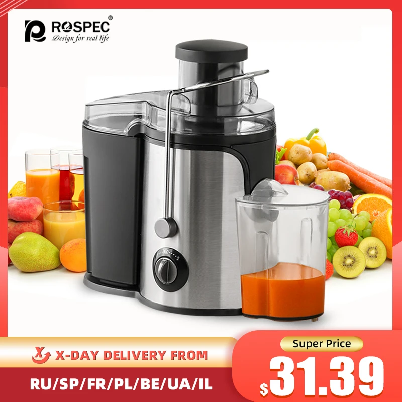 Соковыжималка ROSPEC 220V из нержавеющей стали бытовая мельница Миксер для дома |