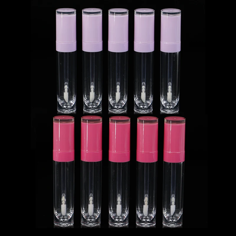 Пустая бутылка для блеска губ 5 шт./лот мл розовая Крышка пластиковая трубка