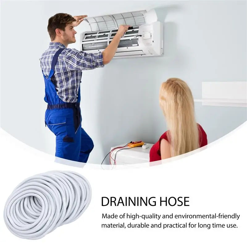 

1pc Simple Air Conditioner Draining Hose Useful Drain Hose Flexible Drain Pipe