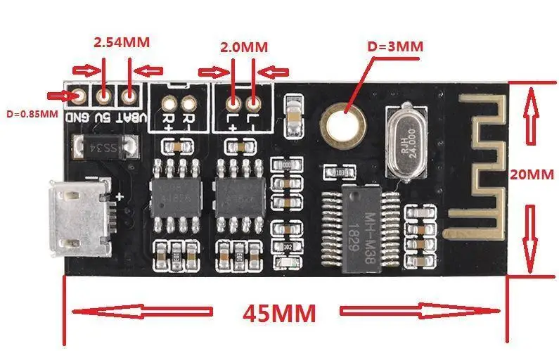 ShengYang MH-MX8 MP3 декодер плата Bluetooth 4,2 аудио модуль Verlustfreie стерео DIY ремонт Lautsprecher Hohe Fidelity HIFI