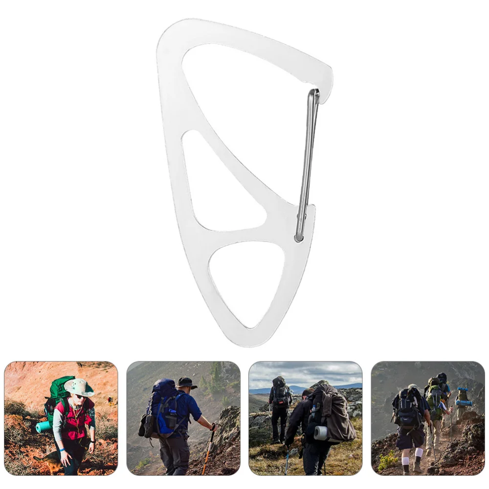 

6pcs Camping Hiking Hook Outdoor Sports Buckle Keychain Mountaineering Buckles