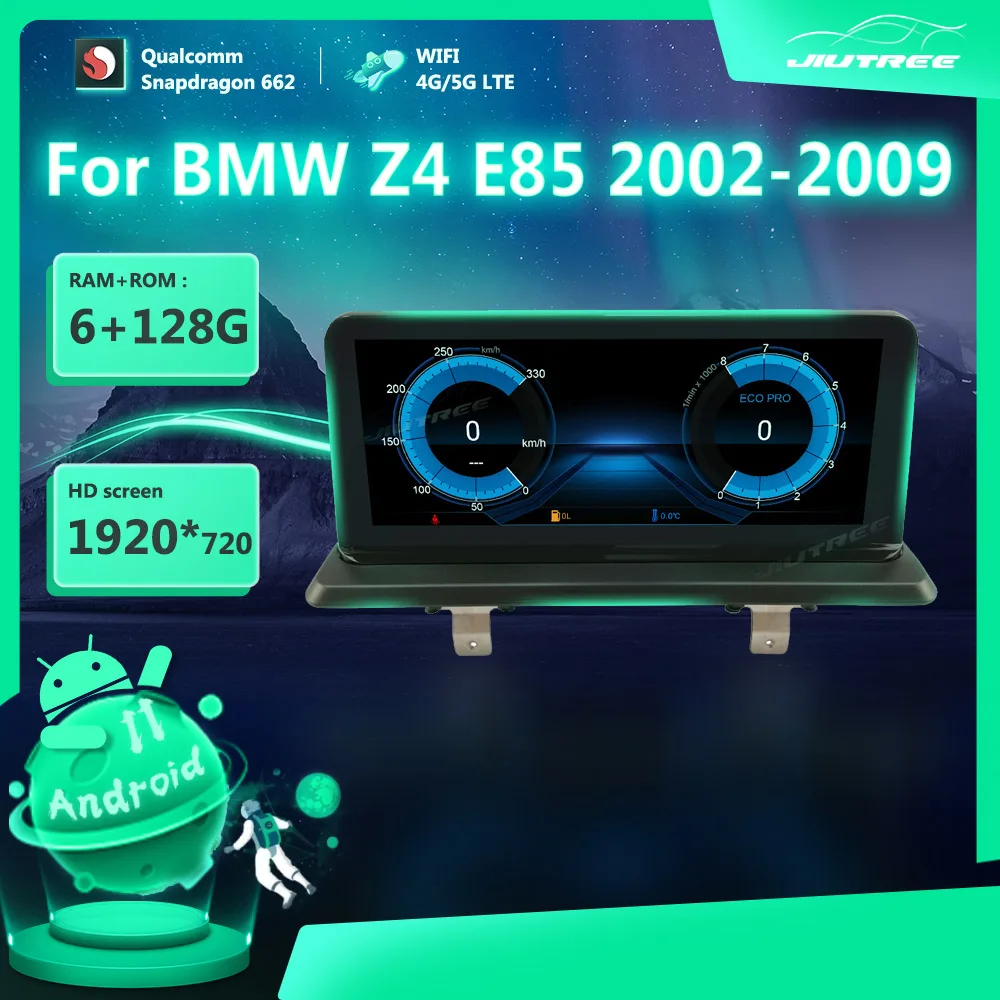 

Автомобильный радиоприемник 12,3 дюйма 256G Android 11,0 для BMW Z4 E85 2002-2009 Система GPS-навигация мультимедийный плеер стерео ресивер