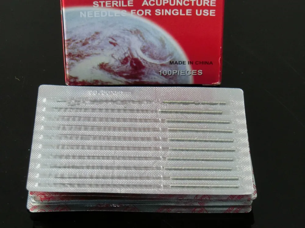 100 шт. Иглоукалывание иглы одноразовые традиционные стерильные для иглотерапии